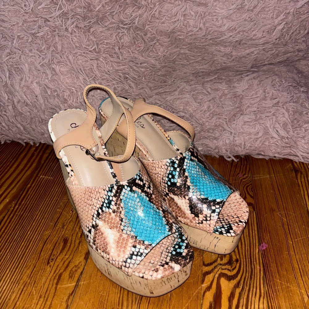 Platform heels never worn!